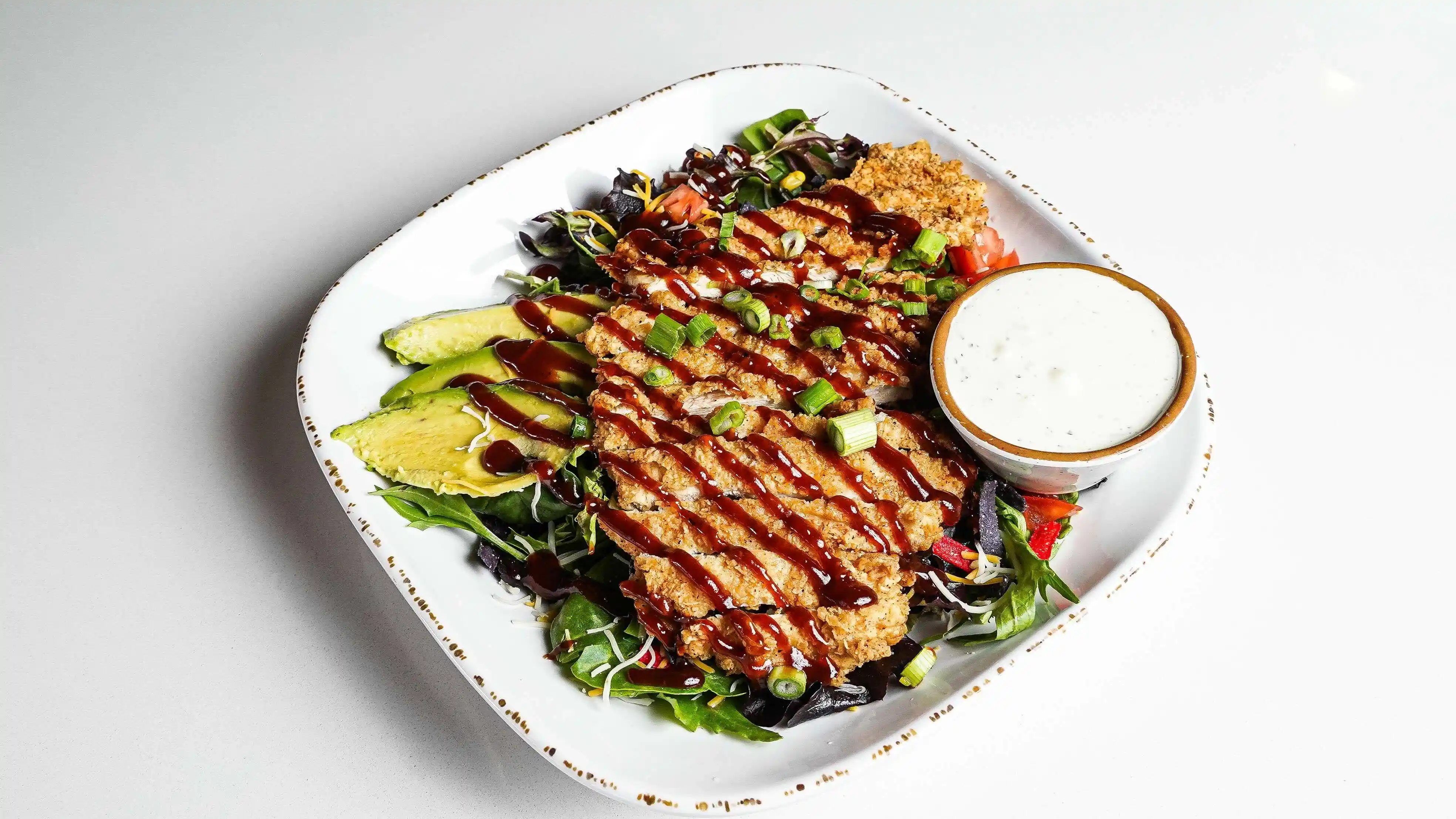 Crispy BBQ Chicken Salad